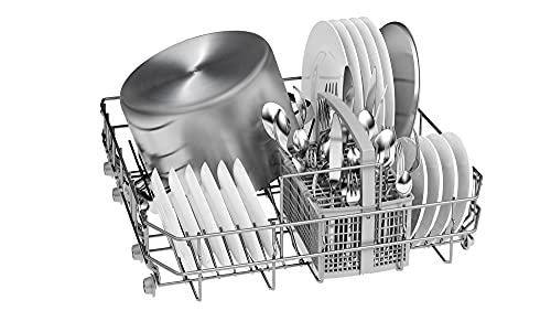 Bosch SGI2ITS33E Serie 2 Geschirrspüler Teilintegriert, 60 cm breit, Besteckkorb, Extra Trocknen auf Knopfdruck… – Bild 6