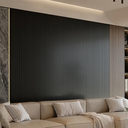 image for YU LI 3DH Peel and Stick PVC Slat Wall Panel 236