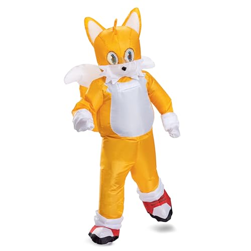 Disfraz infantil inflable Sonic Tails talla única miniatura 1