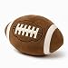 CatchStar Football Plush Pillow Fluffy Stuffed Football Sports Ball Throw Pillow Soft Durable Sports Toy Gift for Kids Room Decoration
