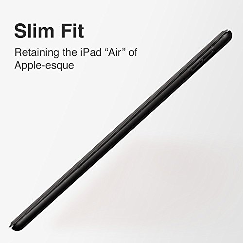 Image of MOCA Smart Folio Flip Cover case for (7.9 inch inch) Apple iPad mini 1, mini 2, mini 3 Model. A1432, A1454, A1455, A1489, A1601, A1490, A1491, A1599, A1600 Flip Cover case (Black)