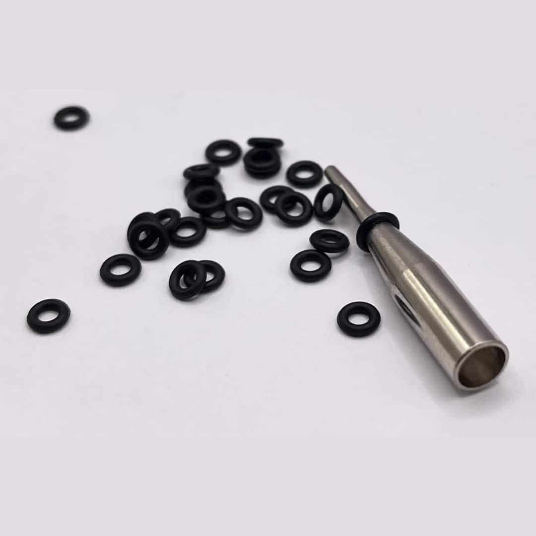 Karella Shaftlock System Rubber Rings for All Standard Darts with 2BA Thread, for Shaft and Interchangeable Tips, Pack of 30 or 1000 Pieces, Sturdy, Black