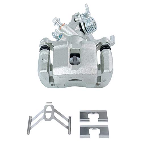 Image of TRQ Rear Left Brake Caliper w /Bracket Drivers Side