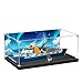 Produktbild Acryl-Vitrine für Lego 60368 Polar Expedition Ship Modell, 3 mm staubdichte Schaukasten, Vitrine kompatibel mit Lego 60368 (Modell nicht im Lieferumfang enthalten) (Hintergrund Build D)