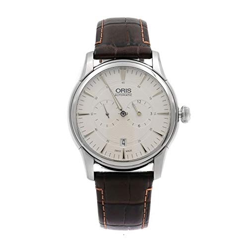 Oris Artelier Regulateur Automatic Silver Guilloche Dial Mens Watch 749 ? 7667 ? 4051ls