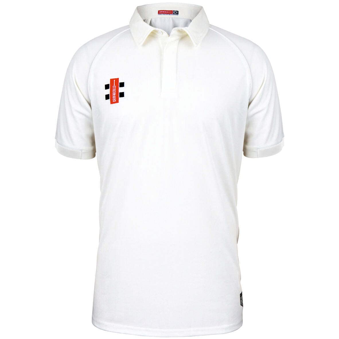 Gray-Nicolls White Matrix V2 Short Sleeved Junior Cricket Shirt (2023) - Age 9-10