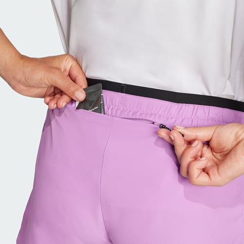 adidas Femme Terrex Multi Light Shorts, Preloved Purple, XS 3 inch