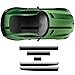 Per Mercedes Benz AMG GT C190 R190 GTS GTR GTC 2015-2021, Strisce laterali Gonna Sticker Car Hood Body Kit Decal
