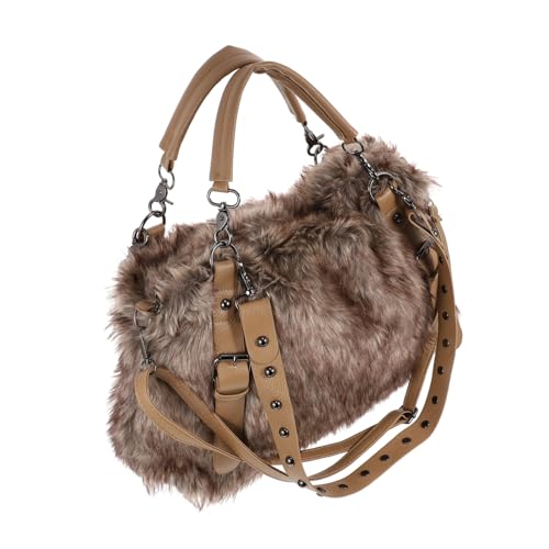 Sac en peluche grande capacité VALICLUD pour femme idéal voyage quotidien