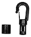Bungee Cord Hook Pack - Small Tongued Hook For 1/4 inch and 3/16 inch Bungee Cords