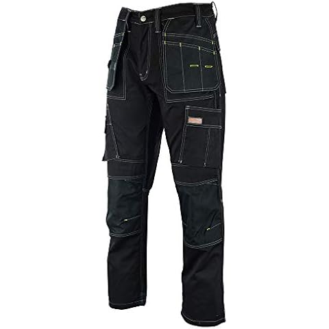 WrightFits Men Pro Builder Work Trousers Black Cover