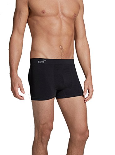 Boody Body EcoWear Men's Boxer Briefs, Mens Underwear, Soft Breathable, Seamless Comfort, Viscose Made From Bamboo