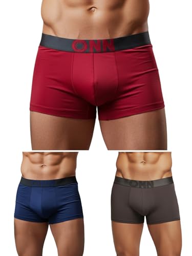 Image of Lux Cozi ONN Men's Tactel Microfiber Elastane Stretch Solid Trunk with Ultra Soft Waistband | Trunk for Men |Color May Vary