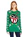 Derek Heart Juniors Cute Penguin with Headphone Pullover Christmas Sweater