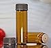 AFMNQZ 50Pack Set 5ML Amber Glass Bottle with Orifice Reducer and Cap Small Essential Oil Vials (5ML)