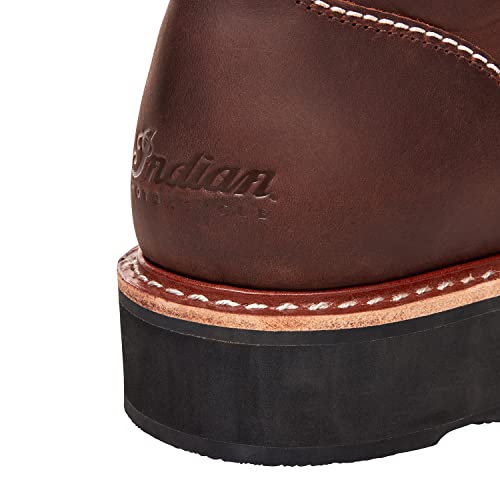 Indian Motorcycle Bota masculina moc toe, marrom, Marrom, 9