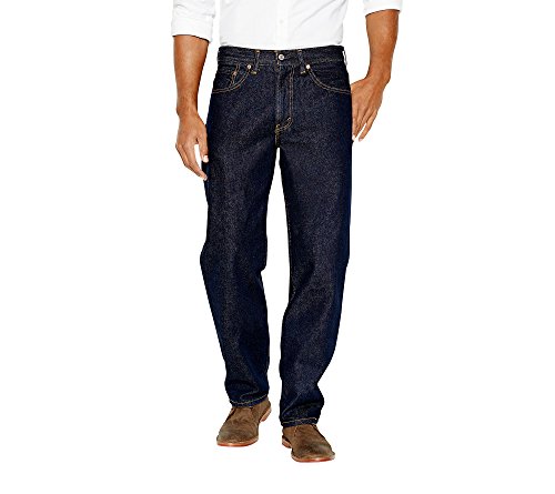 Image of Levi's Men's 550 Relaxed Fit Jeans Rinsed 36x31
