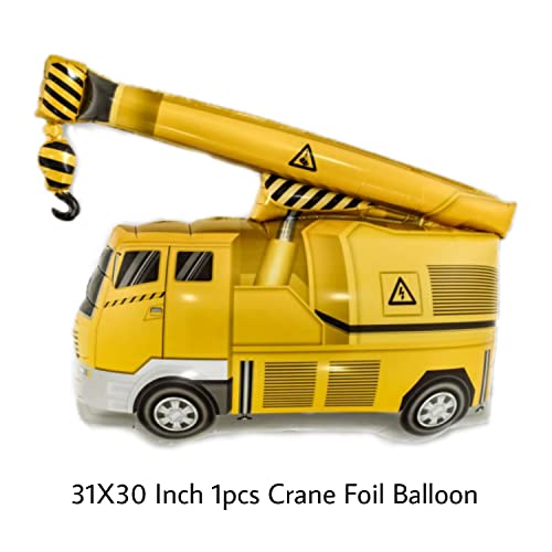 Image of Party Decorz Crane Foil Balloon Big Size(31X30 Inch,1 Pcs) Vehicles /Transportation Foil Balloon For Children Birthday Party Decoration