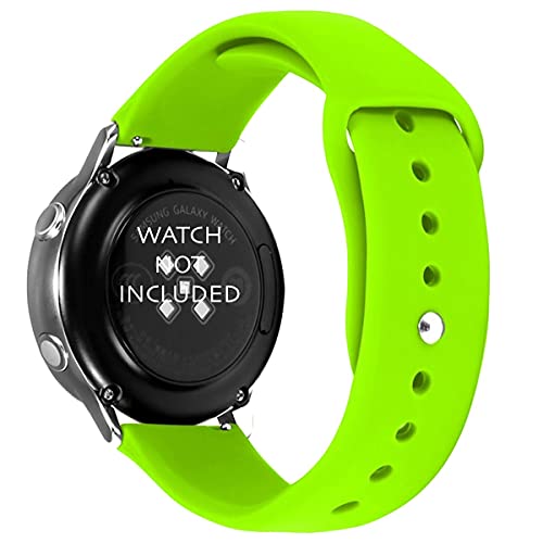 Image of YODI 20mm Soft Silicone Classic Strap Bands for Amazfit Bip U Pro, Amazfit GTS Smart Watch Quick Release Pin for Men, Women and Kids Medium Size (Yellow, Amazfit GTS)