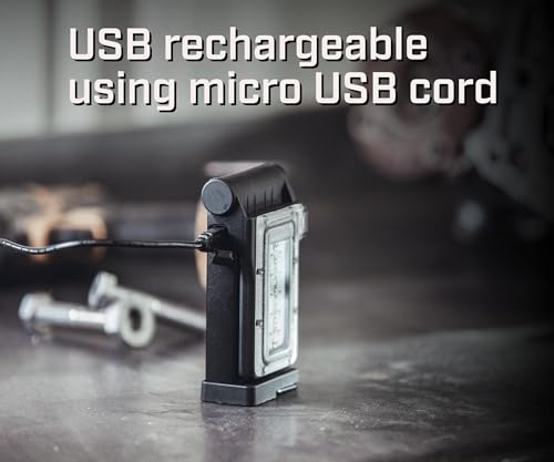 Image of Streamlight 61500 Flipmate 500-Lumen USB Rechargeable Multi-Function Compact Work Light, Black