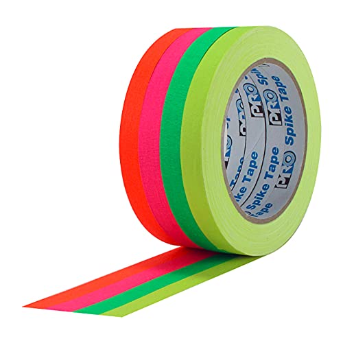 Image of Pro Tapes Pro Spike Stack 1 /2 x 20 Yard (4) Flourescent Variety