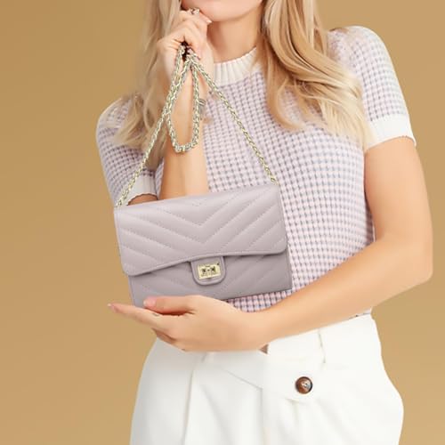Image of YAZEKOUS Crossbody Bags Small Purse for Women Leather Phone Clutch Purses
