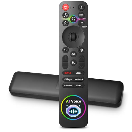 Mando a Distancia de Repuesto MR25GA Compatible con TV Inteligentes LG 2019 2025, Magic Remote LG con IA, Puntero y Función de Voz