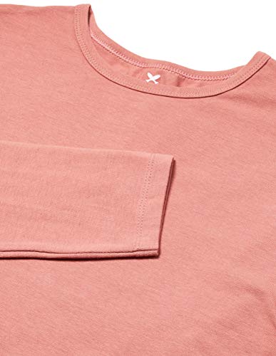 Camiseta Básica Manga Longa, Hering, Feminino, Rosa, G