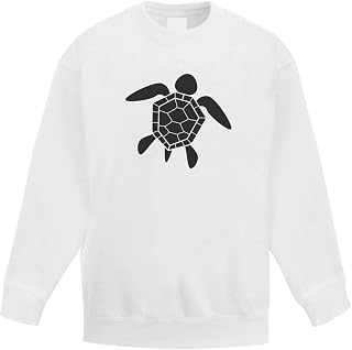 Azeeda 'Silhouetted Turtle' Kid's Sweatshirt/Jumper (12-13 Years) (KW00054095)