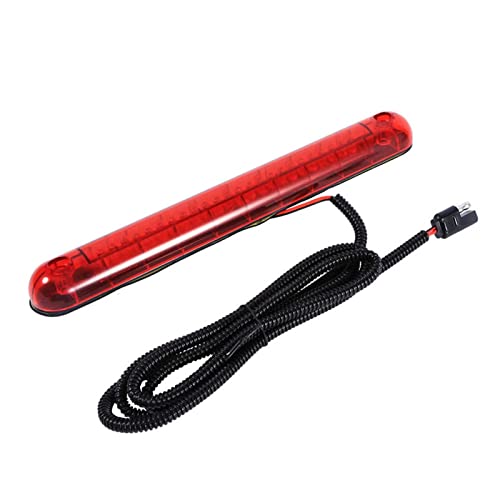 Tercera luz de freno de montaje alto universal de 12V con 24 LED rojos para coche