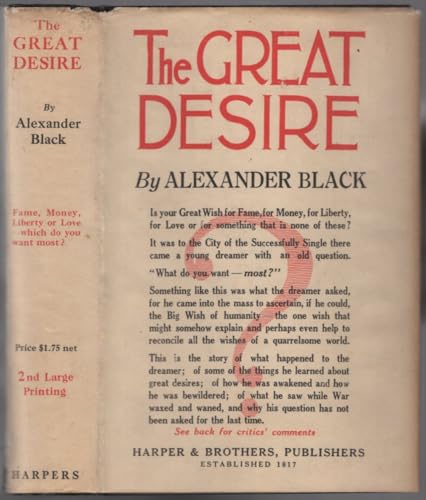 The Great Desire [Unknown] B00404ZK4I Book Cover