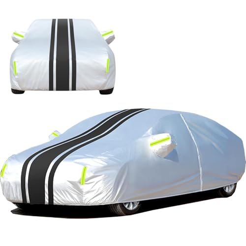 Car Cover Outdoor for 𝖫amborghini 𝖴rus 2018-2022 Breathable Cover,Car Cover Waterproof for All Seasons Rain Snow Sun UV Protection,Car Cover with Storage Bag,Customizable(Color:Silver+Black)