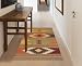 Vilber Bohemian Kilim 2576 Alfombra, Vinilo, Multicolor, 75x120x0.2cm
