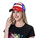 Puerto Rico Flag Baseball Cap for Men Women, Fashion Flag of Puerto Rico Hat Adjustable Sun Protection Visor Caps Trucker Hat Patriotic Dad Caps