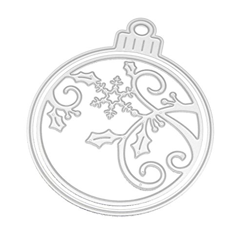 Christmas Cutting Dies, KANZER Metal Dies Stencils for Scrapbooking Embossing DIY Crafts Card Making (D)