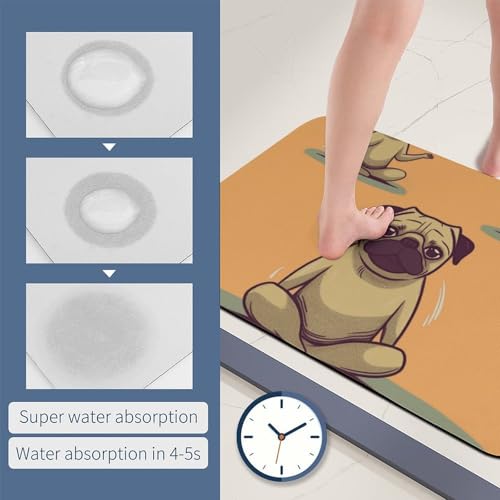 Tapis de yoga absorbant l'eau de qualité supérieure imprimé antidérapant