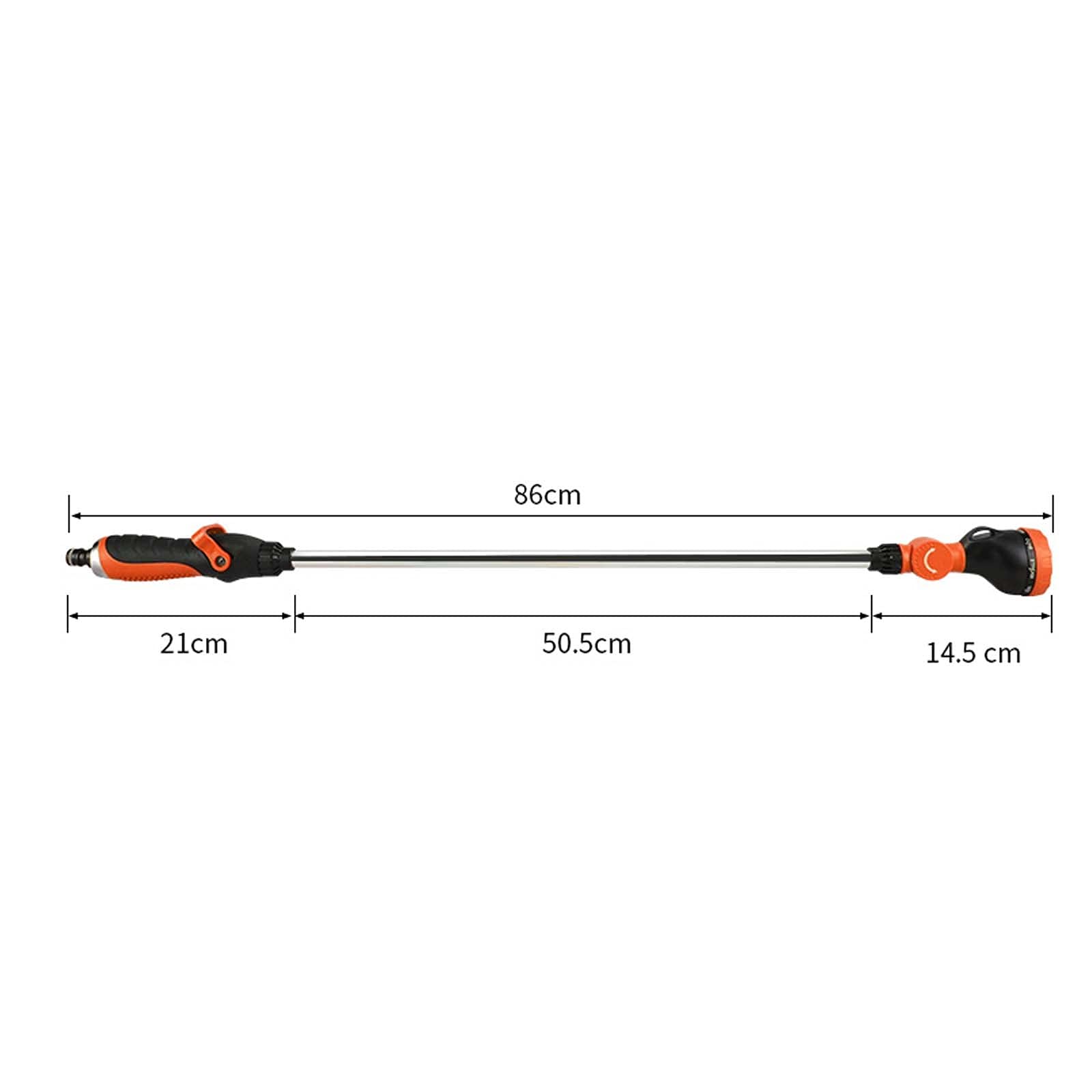 Gartenschlauch-Spritzpistole, 8 Einstellbare Muster, Hochdruck-Sprühdüse, für Garten, Rasenbewässerung, Autowäsche, Reinigung