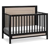 Carter's by Davinci Radley 4-in-1 Convertible Crib in Ebony & Coastwood, Greenguard Gold Certified