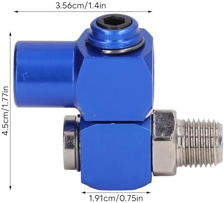 4PCS 1/4 Inch NPT Swivel Air Hose Connector 150PSI for Pneumatic Tools Compressor Systems