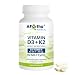 Produktbild APOrtha® Vitamin D3 10.000 I.E + 200 µg K2 99+% ALL-Trans, 365 vegetarische Tabletten hochdosiert u. teilbar, Premium Vitamin D und K Tablette leicht zu schlucken - Alternative zu Tropfen und Kapseln