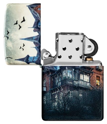 Encendedor Zippo Genuine windproof gris metálico miniatura 4