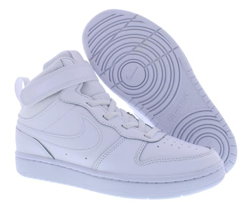 Image of Nike Court Borough Mid 2 PS Boys Shoes