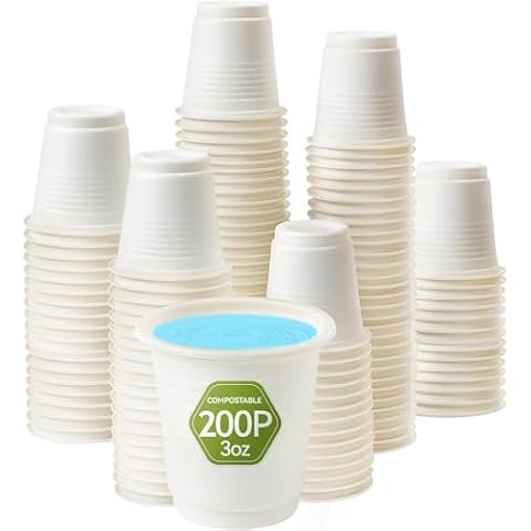 LATERN 200Pcs Disposable Paper Cups Cover