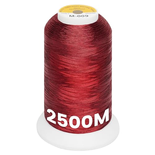 Hilo metalizado para bordado 2735 yd rojo brillante miniatura 1