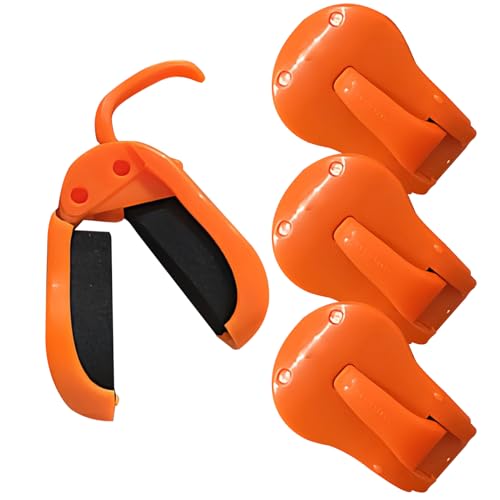 Spizummp Clips para caña de pescar, organizador de 4 piezas, portátil, elástico, soporte para caña de pescar con mosca, para banco, orilla, muelle, piscina, hielo, agua salada, surf, viajes