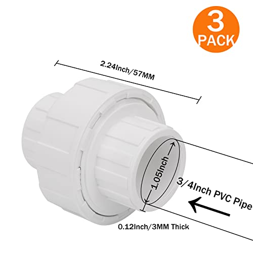 Mejores comprativas On-line Tuerca union pvc 3 4 tabla con los diez mejores. 16 Imagen adicional