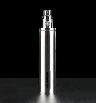 GS Ego II 2200mah Huge Capacity Battery Edition Double Pack with USB Charger Nicotine Free Empty Device (Black/Stainless Steel)