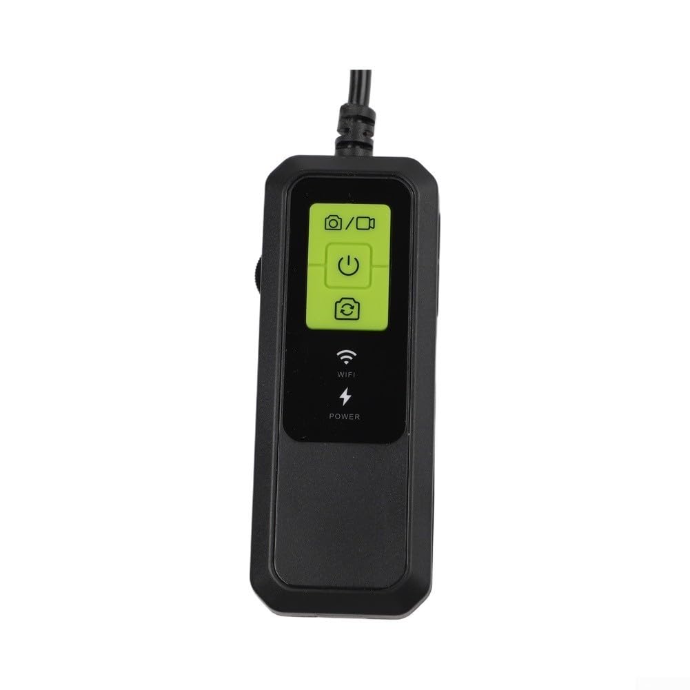 8 mm Dual-Objektiv-Inspektionskamera, WLAN, kabellos, Endoskop, 2 MP, HD, Schlangenfernrohr mit Licht für Abflussrohr, Automotor, Wandvermessung (5 m)