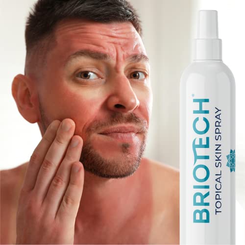 Briotech Topical Skin Spray, Pure Hypochlorous Acid Spray, Face & Body Hocl Mist, Support Irritations, Soothe Redness, Eyelid Eyelash Bumps, Dry Skin & Scalp, Athletic Itch, Toenail Cleanser #TOP7