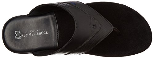 Image of Red Chief Men's Black Hawaii Thong Sandals-7 UK /India (41 EU)(RCOF8005 001)